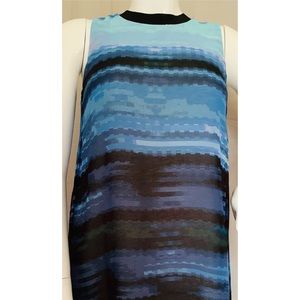 RACHEL Rachel Roy Sheer Hi-Low Shift Dress
